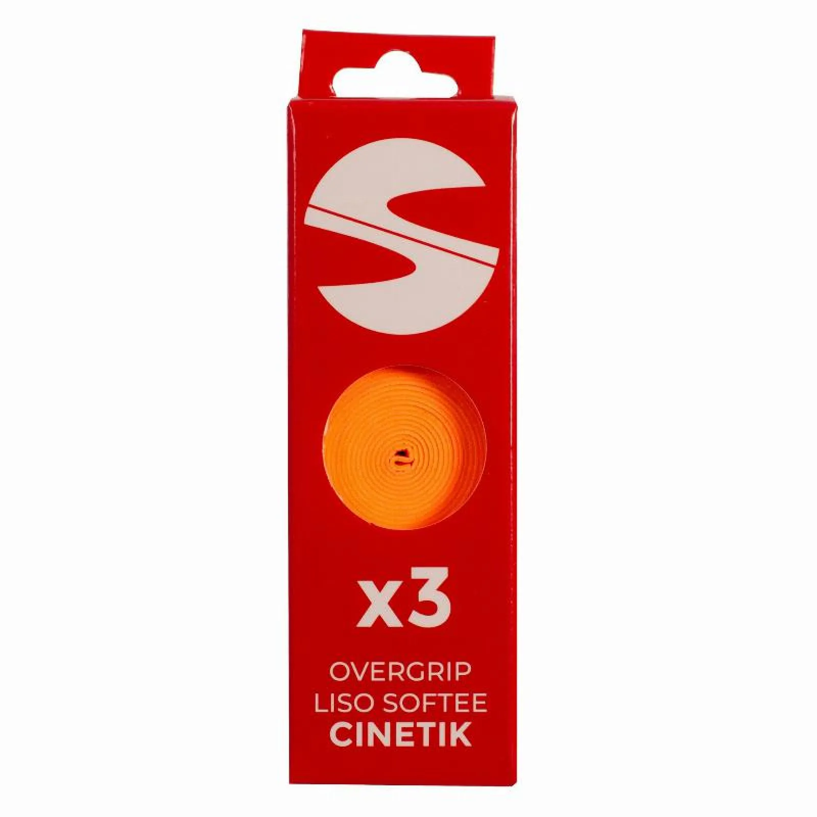 Намотки Softee Cinetik Smooth, неоновые оранжевые, 3 шт.