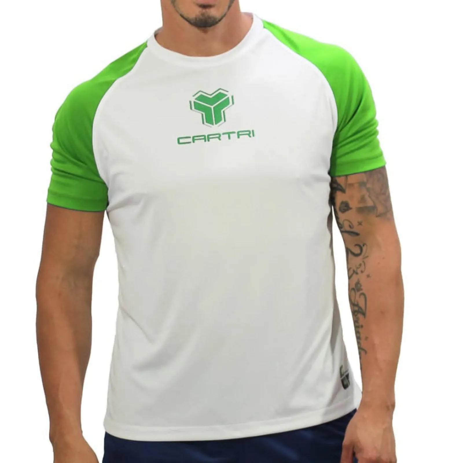 T-shirt Cartri Match, neon white