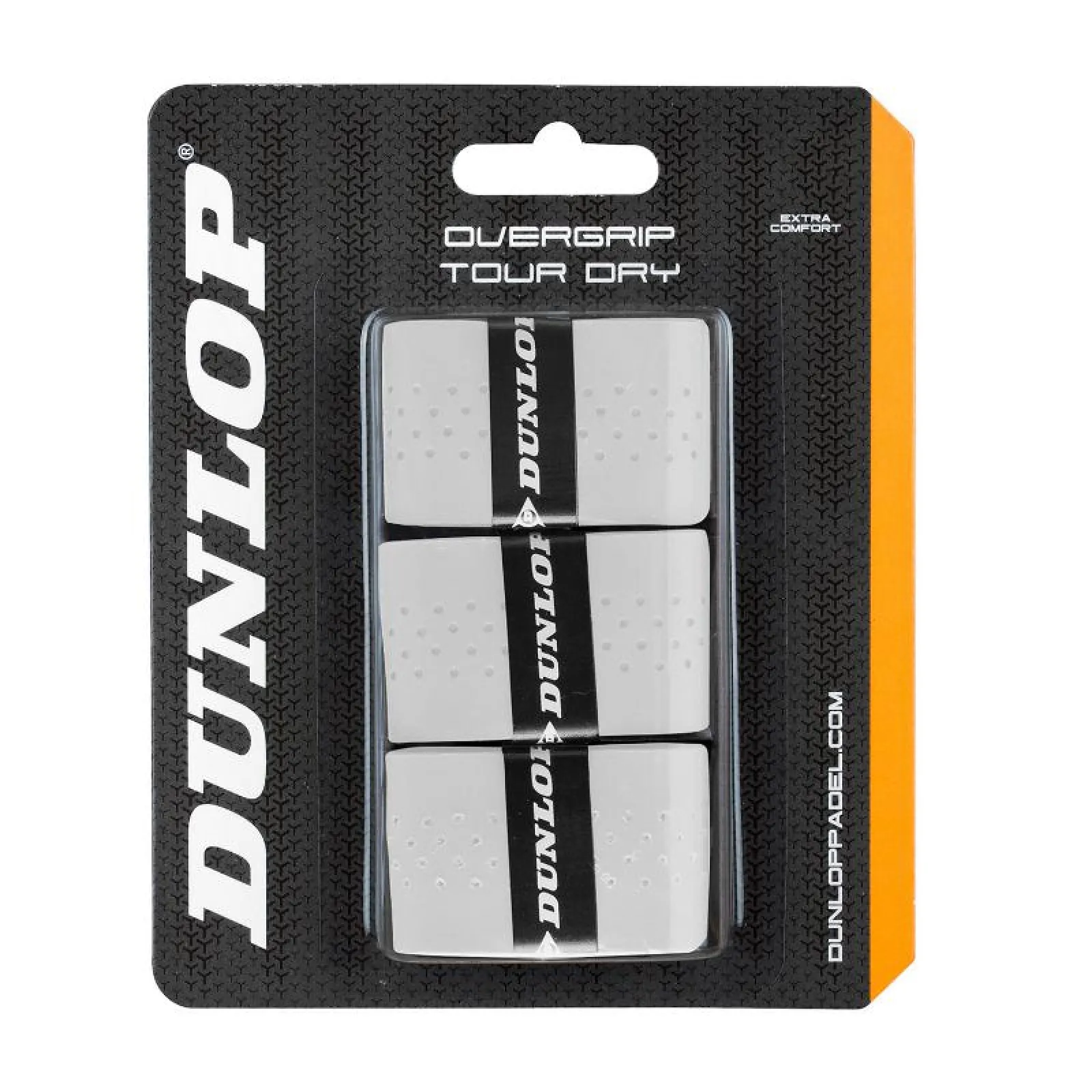 Pealisgripid Dunlop Tour Dry, valged, 3 tk